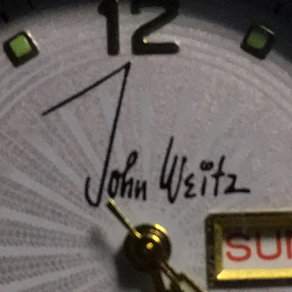 John Weitz Mens Watch with Elastic Band